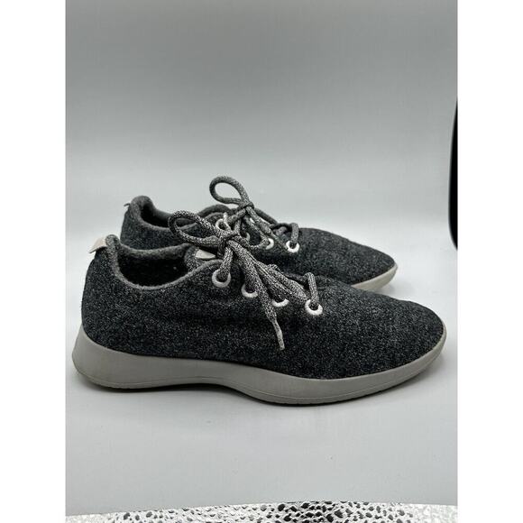 Allbirds WR Wool Runners Shoes Womens 9 Black Grey Running Sneakers Comfort - Picture 10 of 16